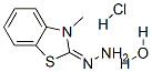 3-Methyl-2-benzothiazolinone hydrazone hydrochloride monohydrate Structure,38894-11-0Structure