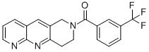 (9CI)-6,7,8,9-四氫-7-[3-(三氟甲基)苯甲?；鵠-吡啶并[2,3-b][1,6]萘啶結(jié)構(gòu)式_389117-39-9結(jié)構(gòu)式