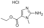 Ethyl 2-amino-1-methyl-1h-imidazole-5-carboxylate hydrochloride Structure,39070-12-7Structure
