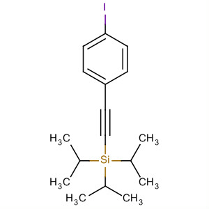 (2-(4-碘苯基)乙炔)三異丙基硅烷結(jié)構(gòu)式_391198-57-5結(jié)構(gòu)式