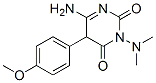 6-Amino-3-(dimethylamino)-5-(4-methoxyphenyl)pyrimidine-2,4(3h,5h)-dioneStructure,39265-99-1Structure 6-Amino-3-(dimethylamino)-5-(4-methoxyphenyl)pyrimidine-2,4(3h,5h)-dione Structure,39265-99-1Structure