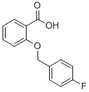2-(4-氟芐氧基)-苯甲酸結(jié)構(gòu)式_396-11-2結(jié)構(gòu)式