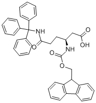 Fmoc-β-homogln(trt)-oh Structure,401915-55-7Structure