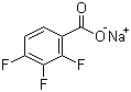 2,3,4-三氟苯甲酸鈉結(jié)構(gòu)式_402955-41-3結(jié)構(gòu)式
