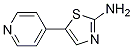 5-(4-Pyridinyl)-2-thiazolamine Structure,40353-55-7Structure