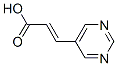 3-(5-Pyrimidinyl)-2-propenoic acidStructure,40929-53-1Structure 3-(5-Pyrimidinyl)-2-propenoic acid Structure,40929-53-1Structure