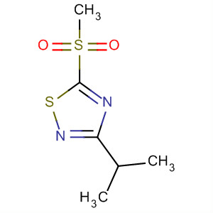 3-異丙基-5-甲基磺酰基-1,2,4-噻二唑結(jié)構(gòu)式_40966-53-8結(jié)構(gòu)式