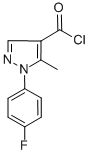 1-(4-氟苯基)-5-甲基-1H-吡唑-4-羰酰氯結構式_423768-49-4結構式