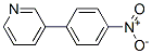 Pyridine, 3-(4-nitrophenyl)-Structure,4282-46-6Structure Pyridine, 3-(4-nitrophenyl)- Structure,4282-46-6Structure