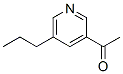 Ethanone, 1-(5-propyl-3-pyridinyl)-(9ci)Structure,42972-48-5Structure Ethanone, 1-(5-propyl-3-pyridinyl)-(9ci) Structure,42972-48-5Structure