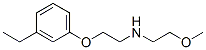 (9ci)-n-[2-(3-乙基苯氧基)乙基]-2-甲氧基-乙胺結(jié)構(gòu)式_433945-47-2結(jié)構(gòu)式