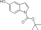 N-Boc-5-羥基吲哚結(jié)構(gòu)式_434958-85-7結(jié)構(gòu)式