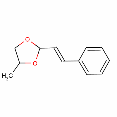 1,3-Dioxolane, 4-methyl-2-(2-phenylethenyl)-Structure,4353-01-9Structure 1,3-Dioxolane, 4-methyl-2-(2-phenylethenyl)- Structure,4353-01-9Structure