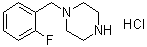 1-(2-氟芐基)哌嗪結(jié)構(gòu)式_435345-41-8結(jié)構(gòu)式