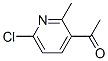 Ethanone, 1-(6-chloro-2-methyl-3-pyridinyl)-(9ci)Structure,439111-18-9Structure Ethanone, 1-(6-chloro-2-methyl-3-pyridinyl)-(9ci) Structure,439111-18-9Structure