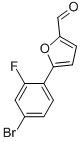 5-(4-Bromo-2-fluorophenyl)-2-furaldehydeStructure,444284-83-7Structure 5-(4-Bromo-2-fluorophenyl)-2-furaldehyde Structure,444284-83-7Structure