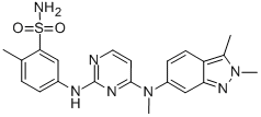 Pazopanib Structure,444731-52-6Structure