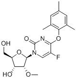 5-氟-o4-(2,4,6-三甲基苯基)-2-o-甲基尿苷結(jié)構(gòu)式_444788-89-0結(jié)構(gòu)式