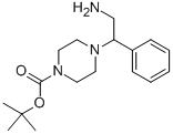 Tert-butyl 4-(2-amino-1-phenylethyl)piperazine-1-carboxylate Structure,444892-54-0Structure