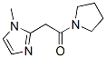 (9CI)-1-[(1-甲基-1H-咪唑-2-基)乙?；鵠-吡咯烷結(jié)構(gòu)式_445394-72-9結(jié)構(gòu)式