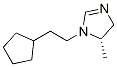 1H-imidazole,1-(2-cyclopentylethyl)-4,5-dihydro-5-methyl-,(5s)-(9ci)Structure,453509-96-1Structure 1H-imidazole,1-(2-cyclopentylethyl)-4,5-dihydro-5-methyl-,(5s)-(9ci) Structure,453509-96-1Structure