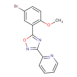 3-(吡啶-2-基)-5-(5-溴-2-甲氧基苯基)-1,2,4-噁二唑結(jié)構(gòu)式_453566-34-2結(jié)構(gòu)式