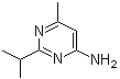 2-異丙基-6-甲基嘧啶-4-胺結構式_4595-70-4結構式