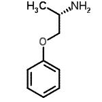 (R)-1-苯氧基丙烷-2-胺結構式_45972-74-5結構式