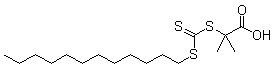 2-Methyl-2-[(dodecylsulfanylthiocarbonyl)sulfanyl]propanoic acid Structure,461642-78-4Structure