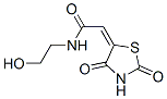 (9ci)-2-(2,4-二氧代-5-噻唑啉基)-n-(2-羥基乙基)-乙酰胺結(jié)構(gòu)式_464900-87-6結(jié)構(gòu)式