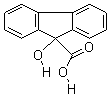 9-Hydroxy-9-fluorenecarboxylic acid Structure,467-69-6Structure