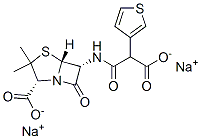 Ticarcillin disodium saltStructure,4697-14-7Structure Ticarcillin disodium salt Structure,4697-14-7Structure