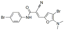 3-[4-溴-5-(二甲基氨基)-2-呋喃]-n-(4-溴苯基)-2-氰基-2-丙酰胺結(jié)構(gòu)式_469894-32-4結(jié)構(gòu)式