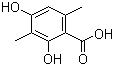 2，4-DIhydroxy-3，6-dimethylbenzoic acid Structure,4707-46-4Structure