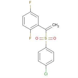 2-(1-(4-氯苯基磺?；?乙烯基)-1,4-二氟苯結(jié)構(gòu)式_471905-61-0結(jié)構(gòu)式