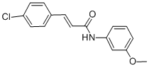 (2E)-3-(4-chlorophenyl)-n-(3-methoxyphenyl)prop-2-enamideStructure,472981-92-3Structure (2E)-3-(4-chlorophenyl)-n-(3-methoxyphenyl)prop-2-enamide Structure,472981-92-3Structure
