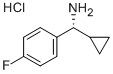 (1R)cyclopropyl(4-fluorophenyl)methylamine-hcl Structure,473732-87-5Structure