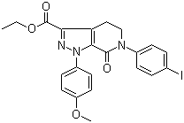 6-(4-Iodophenyl)-1-(4-methoxyphenyl)-7-oxo-4,5,6,7-tetrahydro-1h-pyrazolo[3,4-c]pyridine-3-carboxylate Structure,473927-64-9Structure