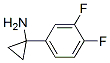 Cyclopropanamine, 1-(3,4-difluorophenyl)-Structure,474709-85-8Structure Cyclopropanamine, 1-(3,4-difluorophenyl)- Structure,474709-85-8Structure