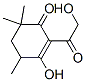 (9ci)-3-羥基-2-(羥基乙?；?-4,6,6-三甲基-2-環(huán)己烯-1-酮結(jié)構(gòu)式_474942-28-4結(jié)構(gòu)式
