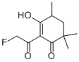 (9ci)-2-(氟乙?；?-3-羥基-4,6,6-三甲基-2-環(huán)己烯-1-酮結(jié)構(gòu)式_474942-29-5結(jié)構(gòu)式