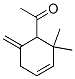 (9ci)-1-(2,2-二甲基-6-亞甲基-3-環(huán)己烯-1-基)-乙酮結(jié)構(gòu)式_476689-61-9結(jié)構(gòu)式