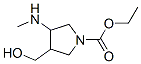 (9ci)-3-(羥基甲基)-4-(甲基氨基)-1-吡咯烷羧酸乙酯結(jié)構(gòu)式_477350-95-1結(jié)構(gòu)式