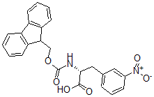 Fmoc-D-3-NO2-Phe-OH結(jié)構(gòu)式_478183-71-0結(jié)構(gòu)式