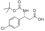 Boc-(R)-3-Amino-3-(4-chlorophenyl)propionic acid Structure,479064-93-2Structure
