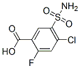 4-Chloro-2-fluoro-5-sulfamylbenzoic acid Structure,4793-22-0Structure