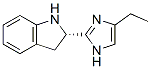 1H-indole,2-(4-ethyl-1h-imidazol-2-yl)-2,3-dihydro-,(2s)-(9ci)Structure,480423-36-7Structure 1H-indole,2-(4-ethyl-1h-imidazol-2-yl)-2,3-dihydro-,(2s)-(9ci) Structure,480423-36-7Structure