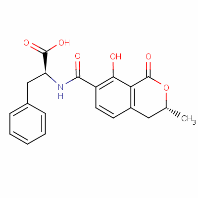 Ochratoxin bStructure,4825-86-9Structure Ochratoxin b Structure,4825-86-9Structure