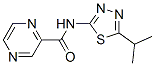 (9CI)-N-[5-(1-甲基乙基)-1,3,4-噻二唑-2-基]-吡嗪羧酰胺結(jié)構(gòu)式_484039-20-5結(jié)構(gòu)式