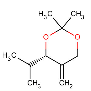 (4s)-(9ci)-2,2-二甲基-5-亞甲基-4-(1-甲基乙基)-1,3-二噁烷結(jié)構(gòu)式_485401-47-6結(jié)構(gòu)式